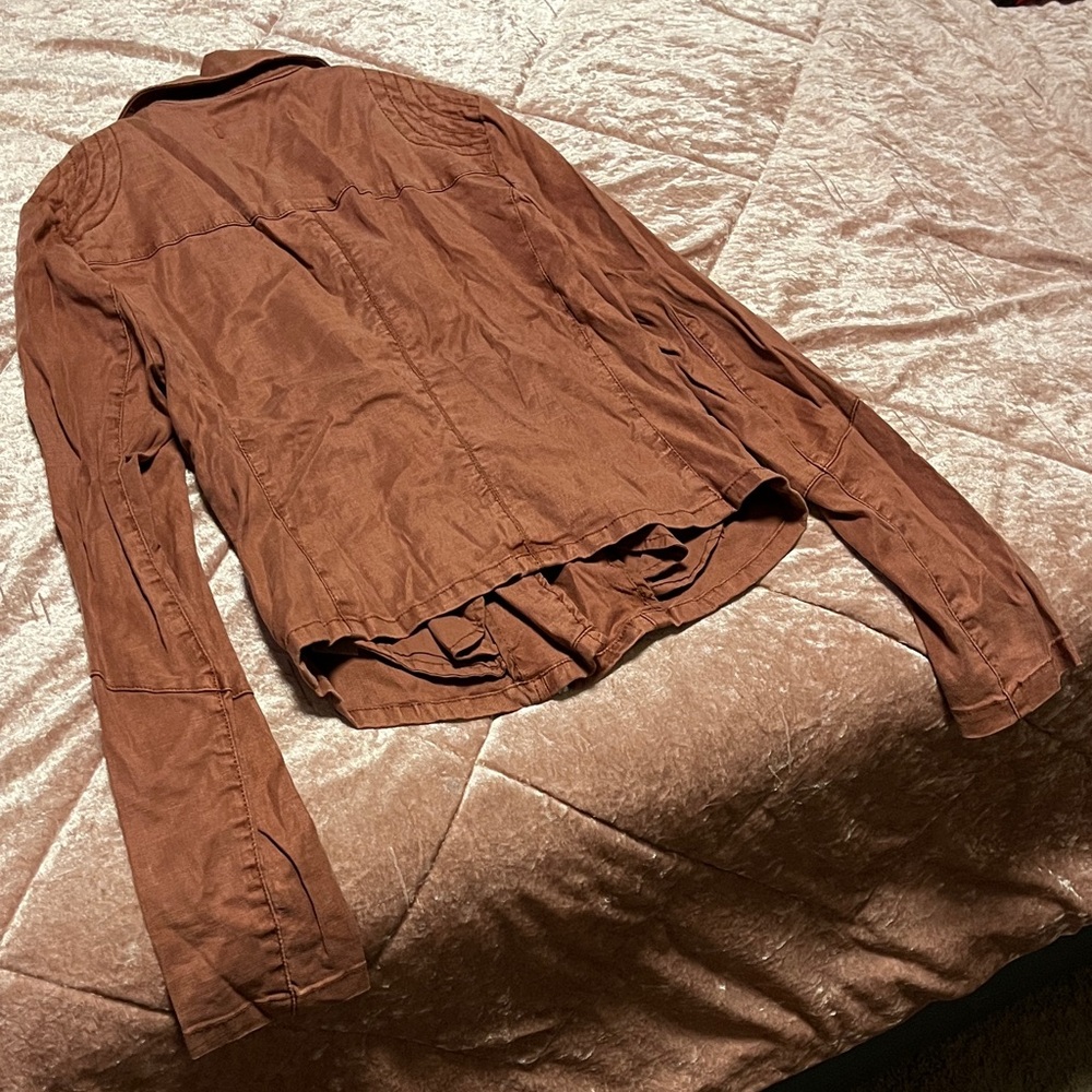 Level 99 Rust Jean Jacket - Picture 6 of 7